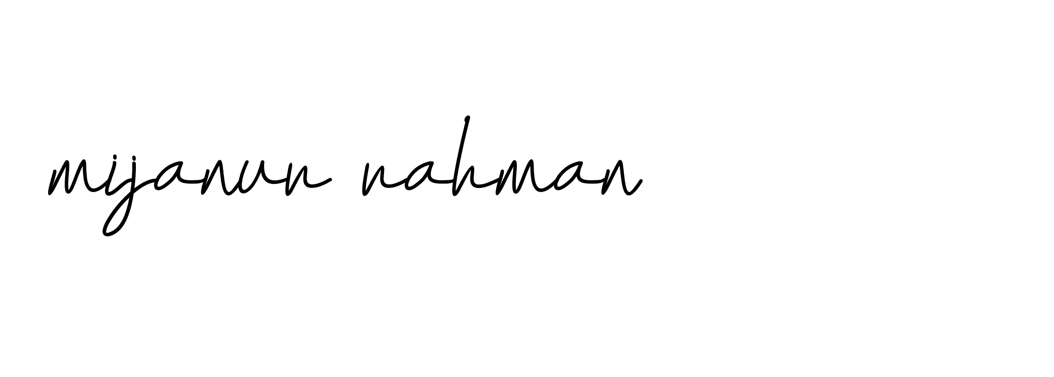 Signature of mijanur-rahman