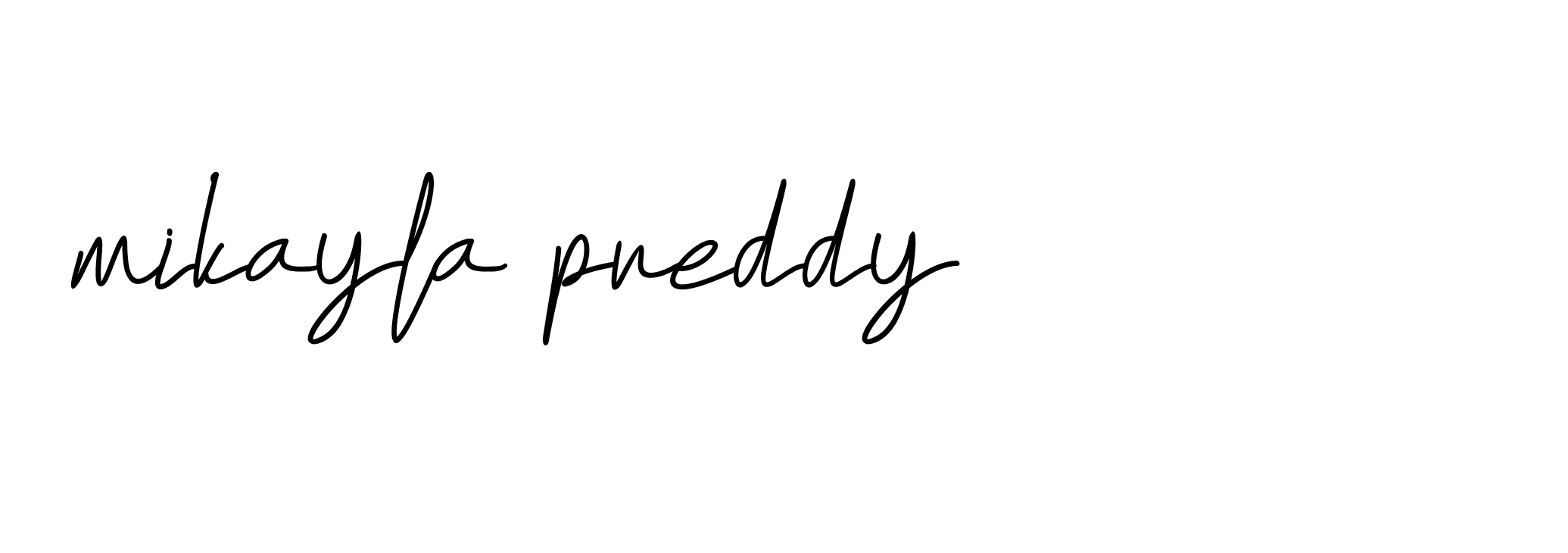 Signature of mikayla-preddy