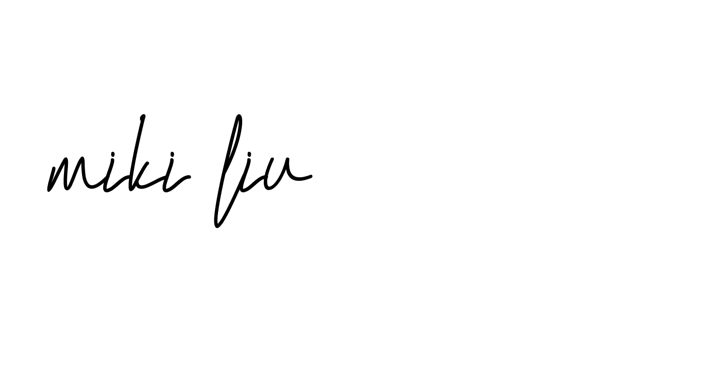 Signature of miki-liu