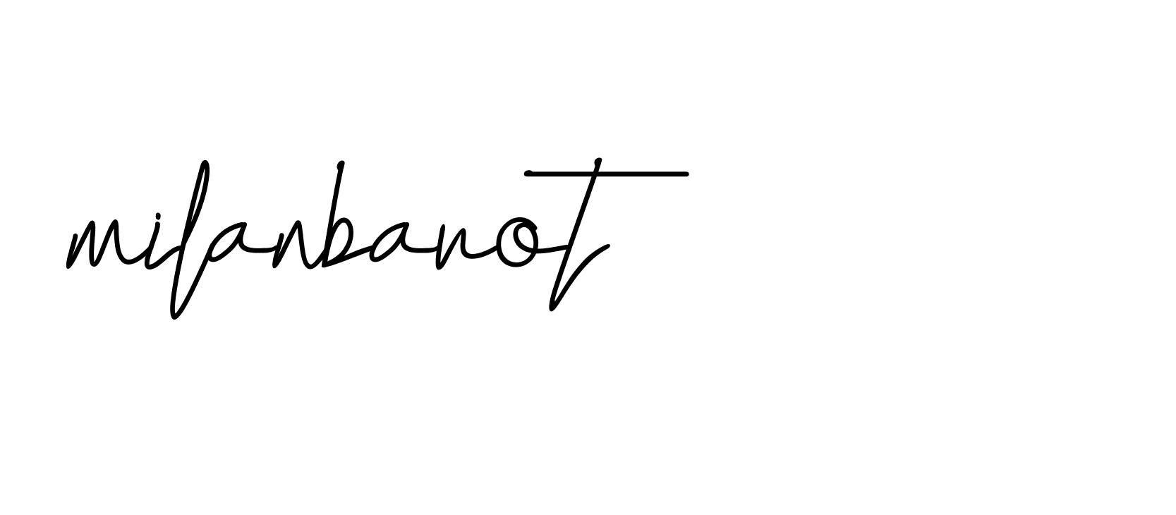 Signature of milanbarot