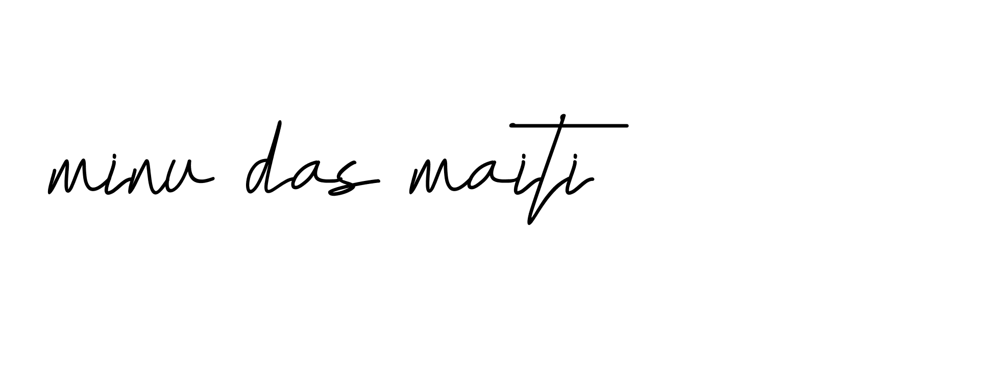 Signature of minu-das-maiti