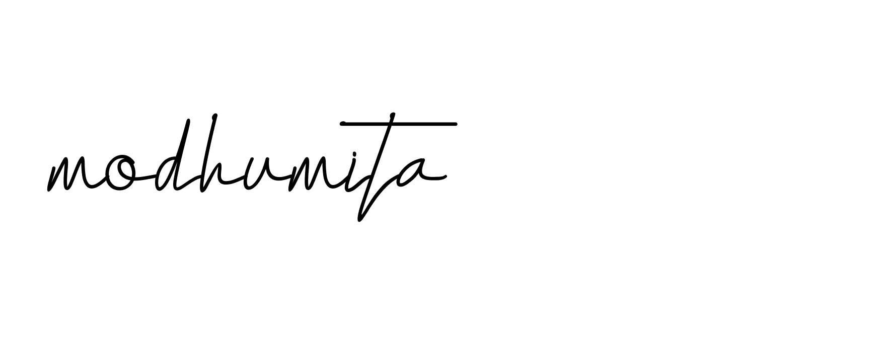 Signature of modhumita-