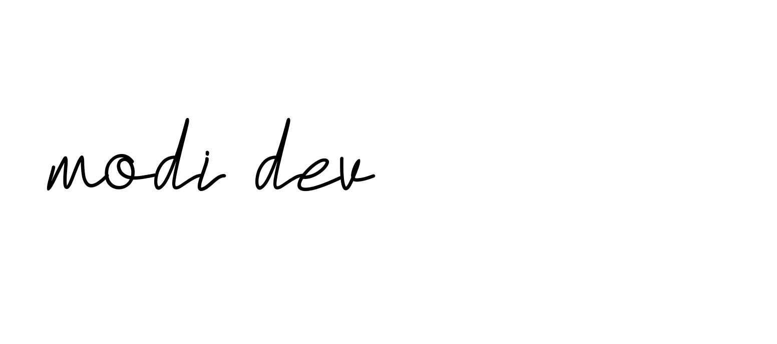 Signature of modi-dev