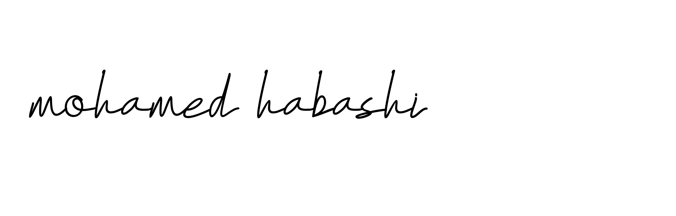 Signature of mohamed-habashi