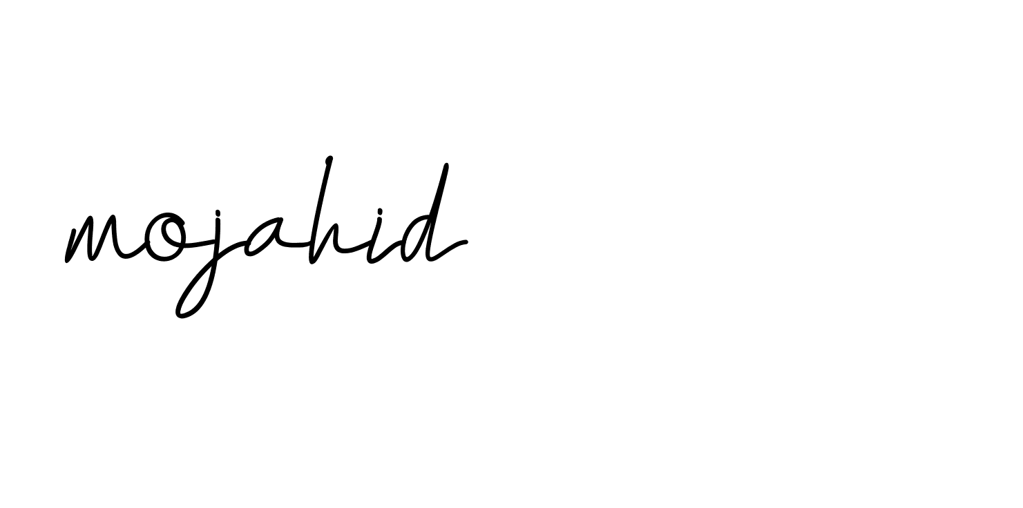 Signature of mojahid