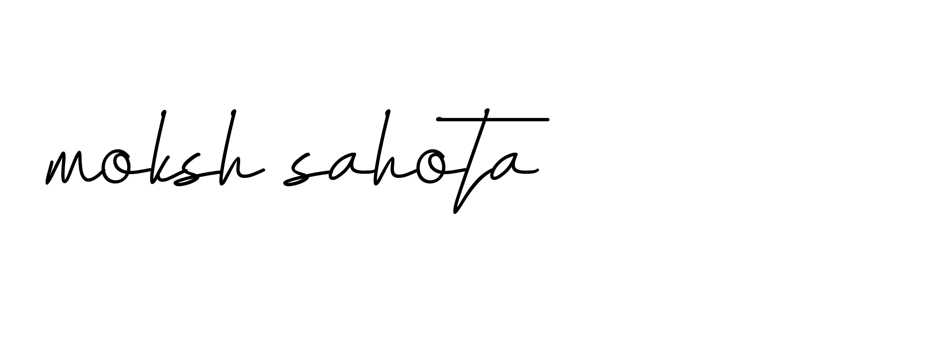 Signature of moksh-sahota