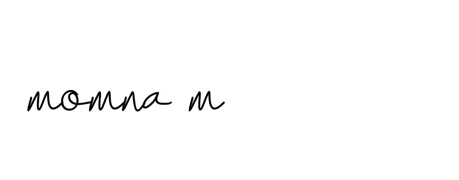 Signature of momna-m