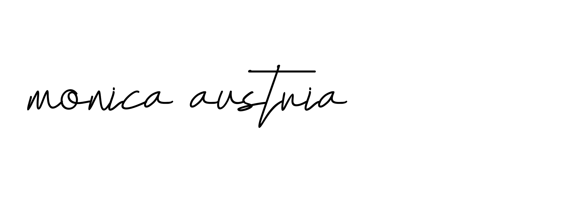 Signature of monica-austria