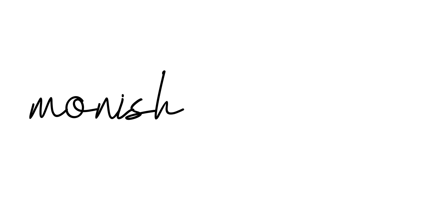 Signature of monish