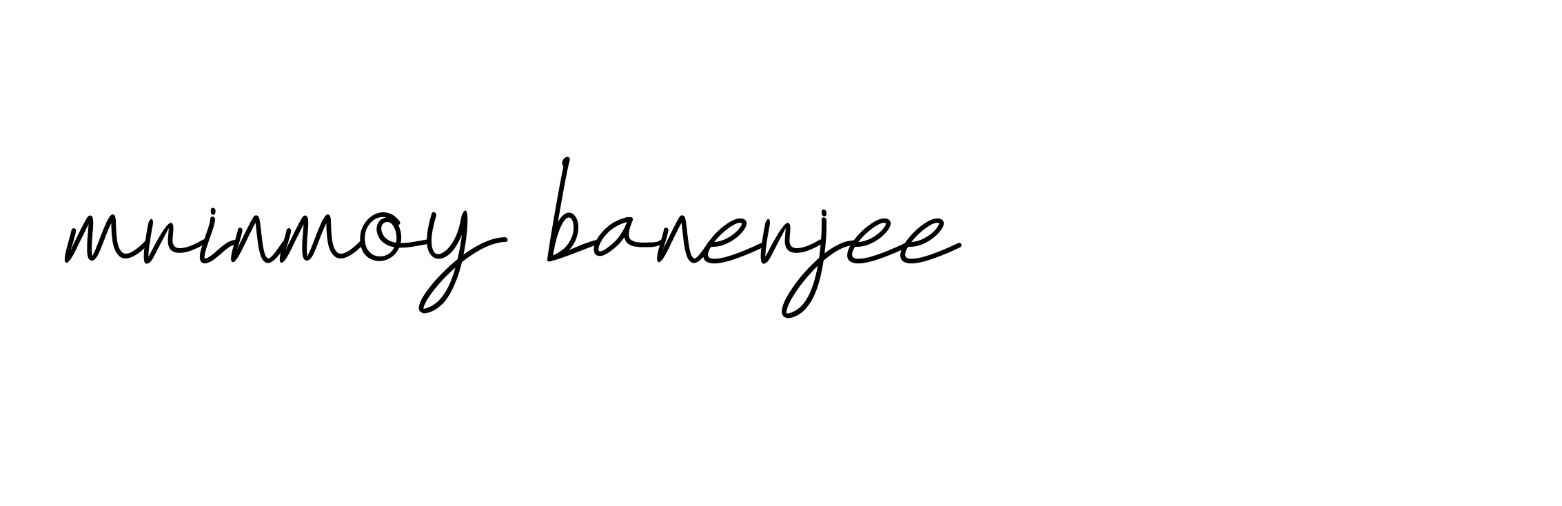 Signature of mrinmoy-banerjee-