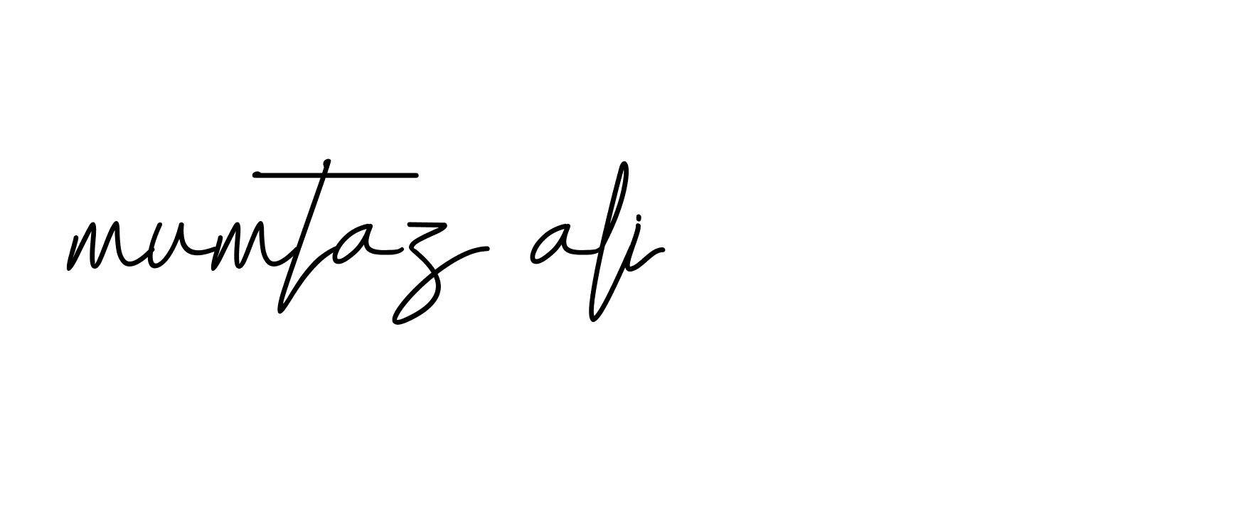 Signature of mumtaz-ali