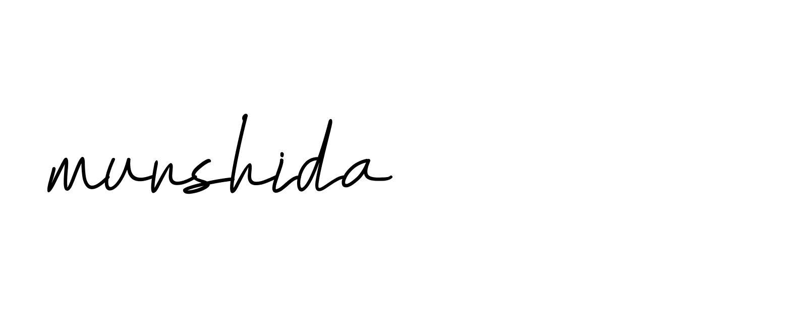 Signature of murshida