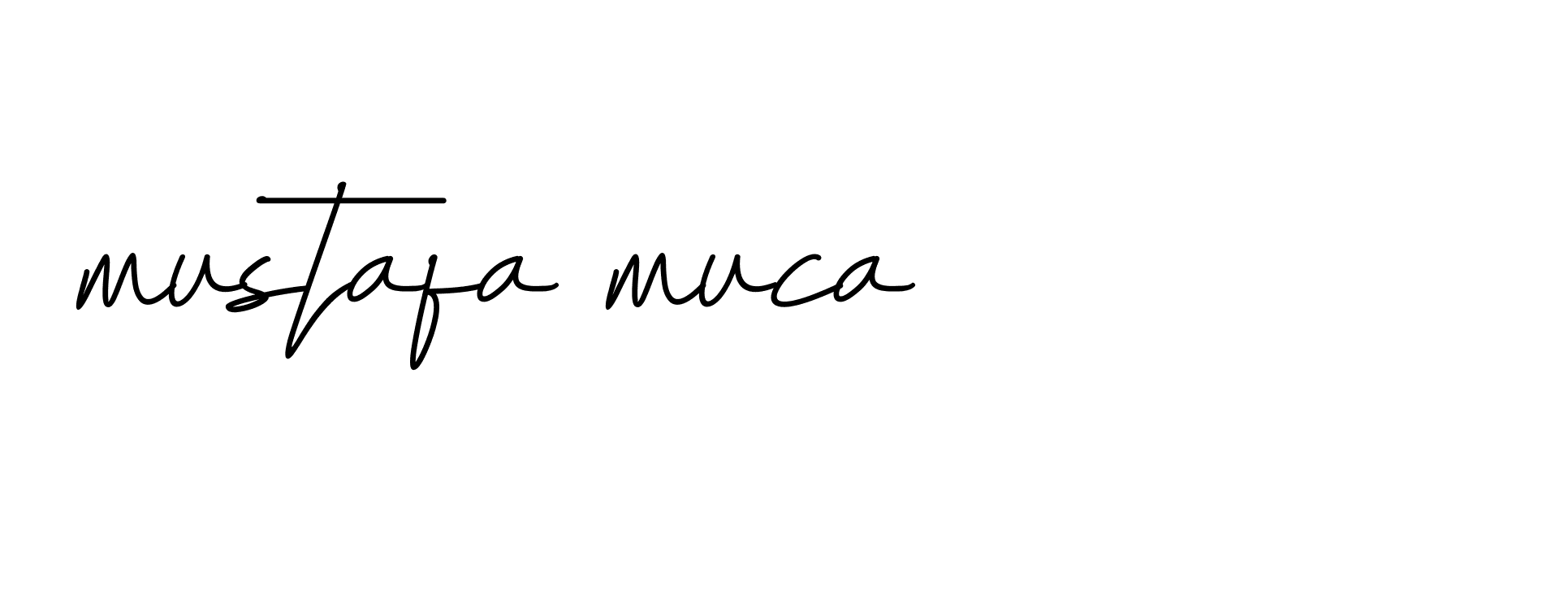 Signature of mustafa-muca