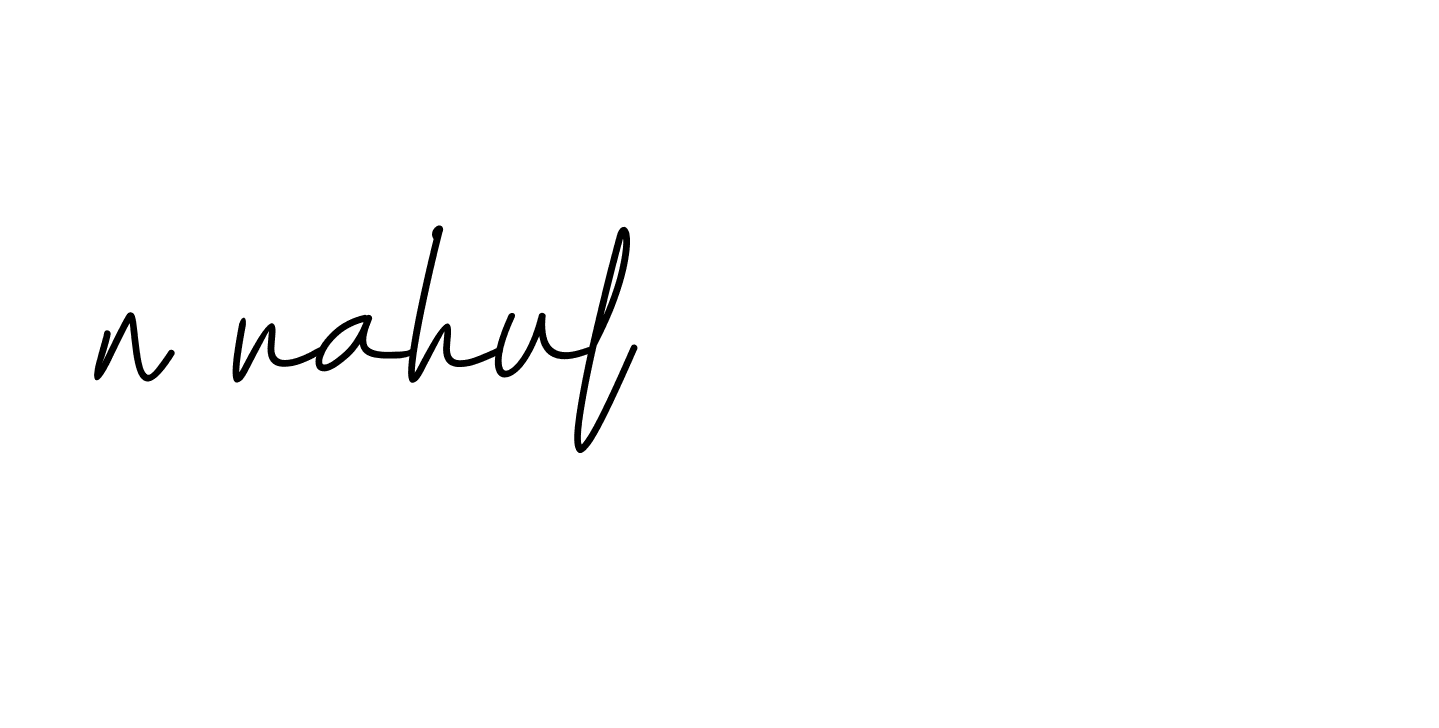 Signature of n-rahul