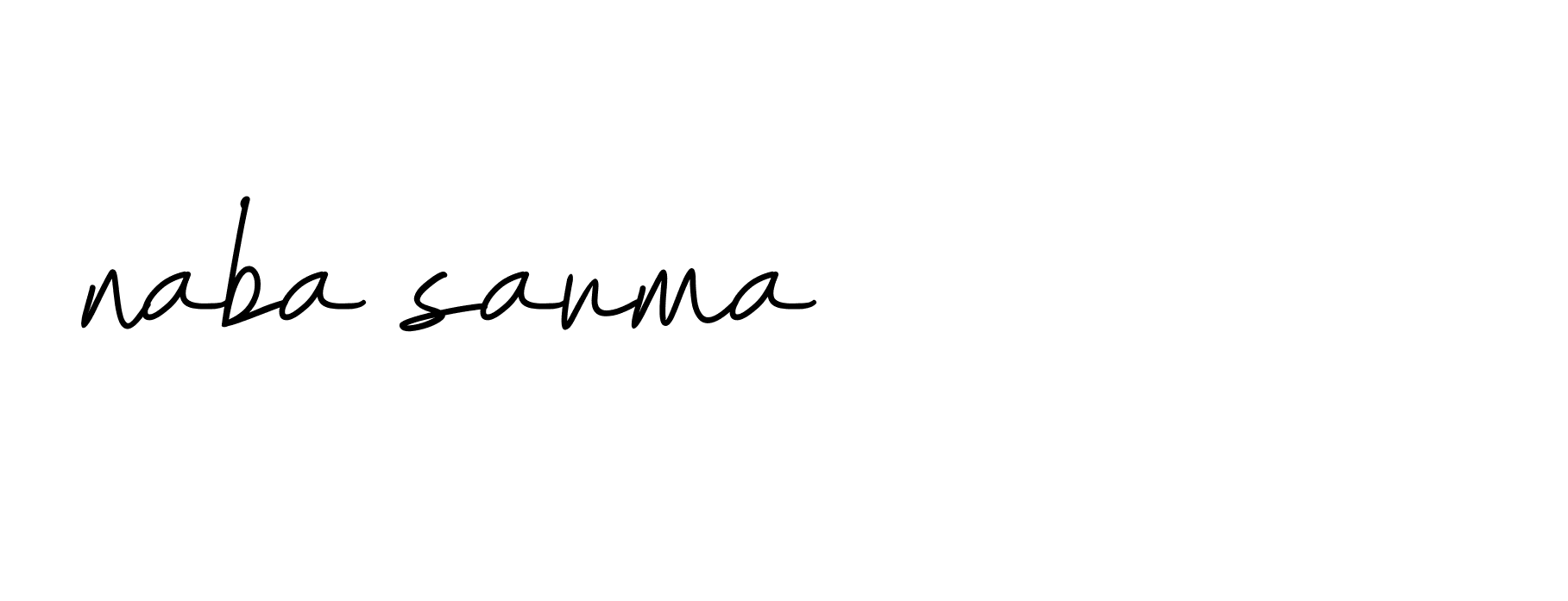 Signature of naba-sarma-