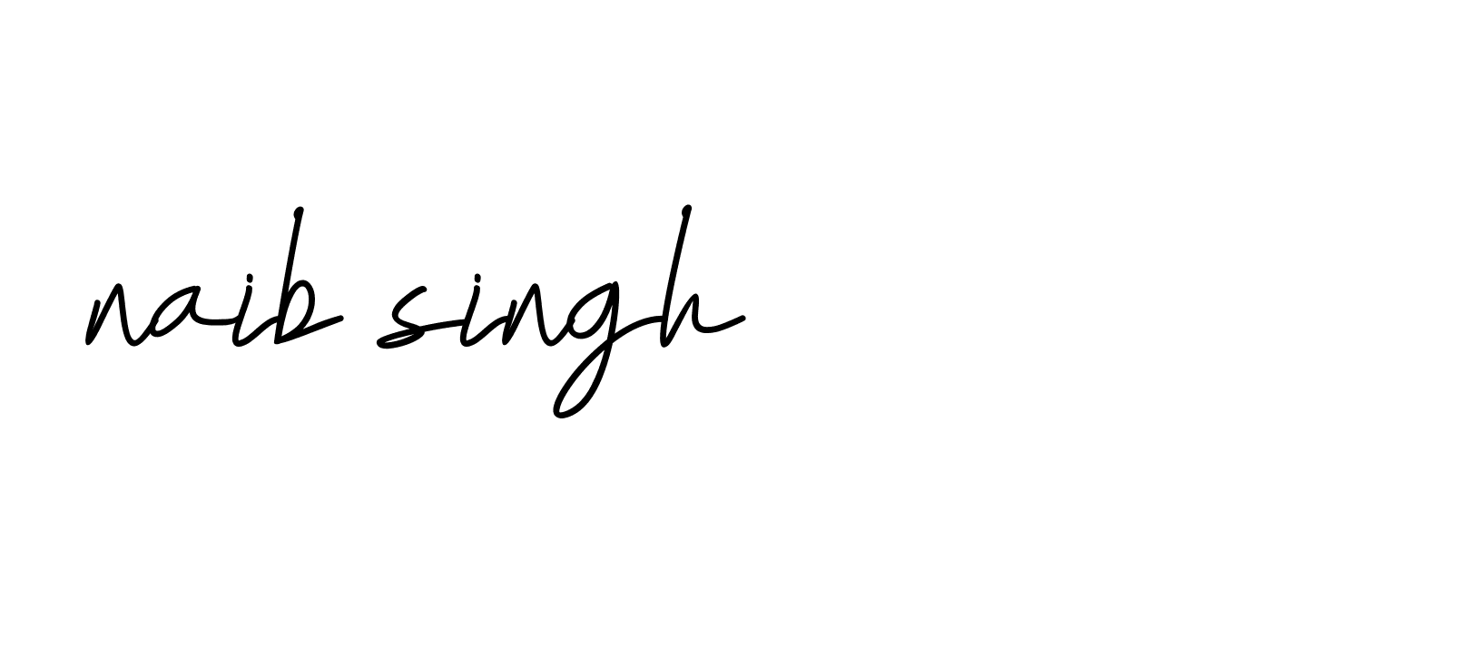 Signature of naib-singh