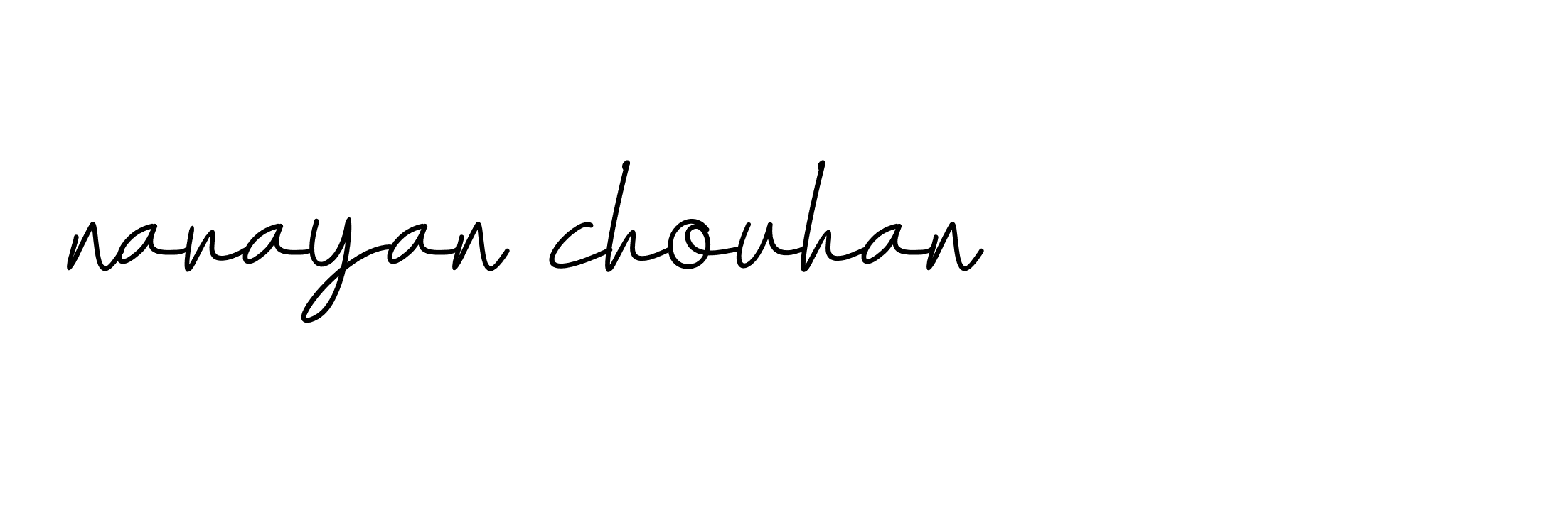 Signature of narayan-chouhan