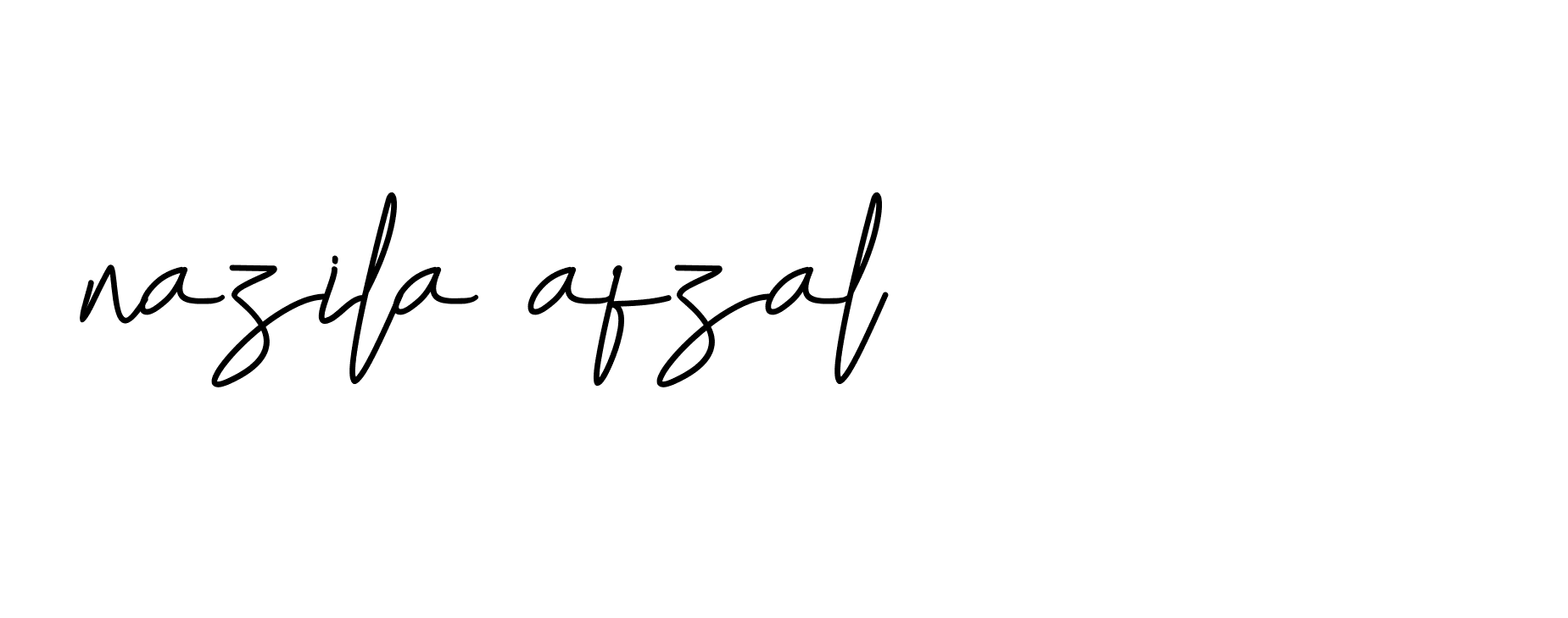 Signature of nazila-afzal