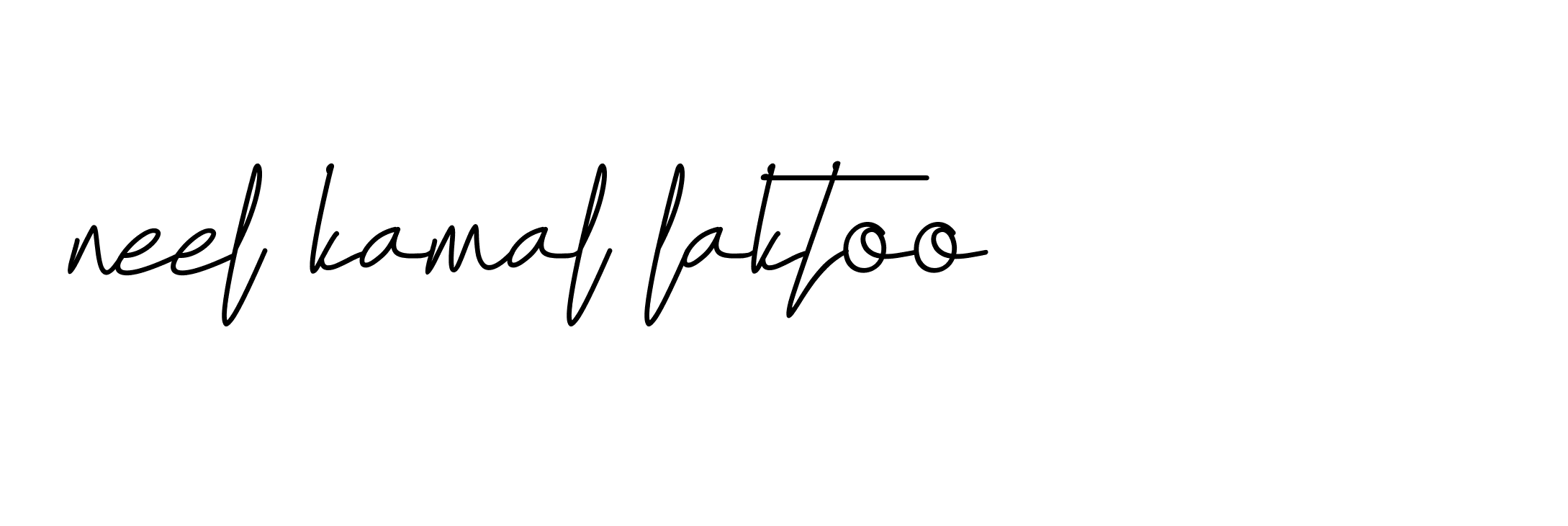 Signature of neel-kamal-laktoo