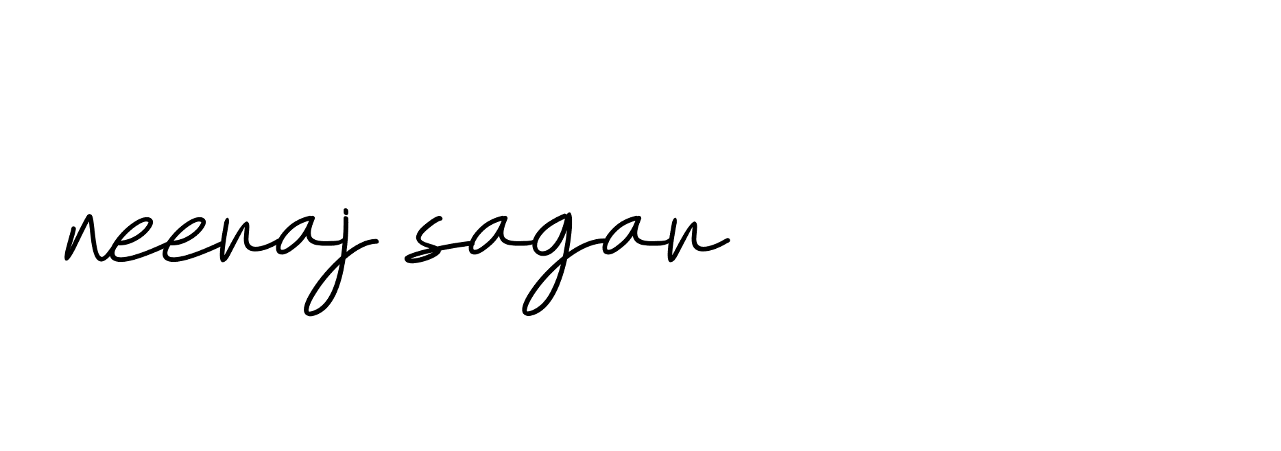 Signature of neeraj-sagar