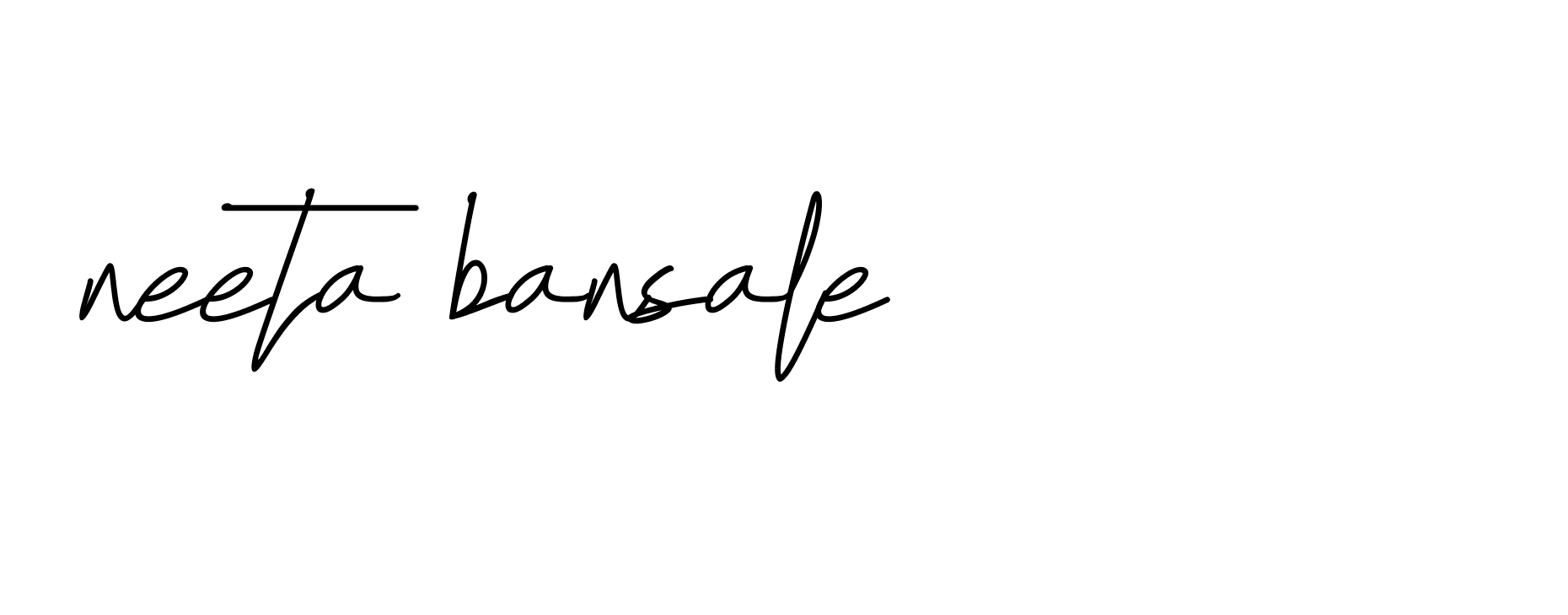 Signature of neeta-bansale