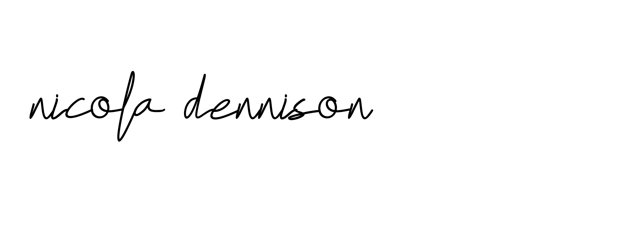 Signature of nicola-dennison