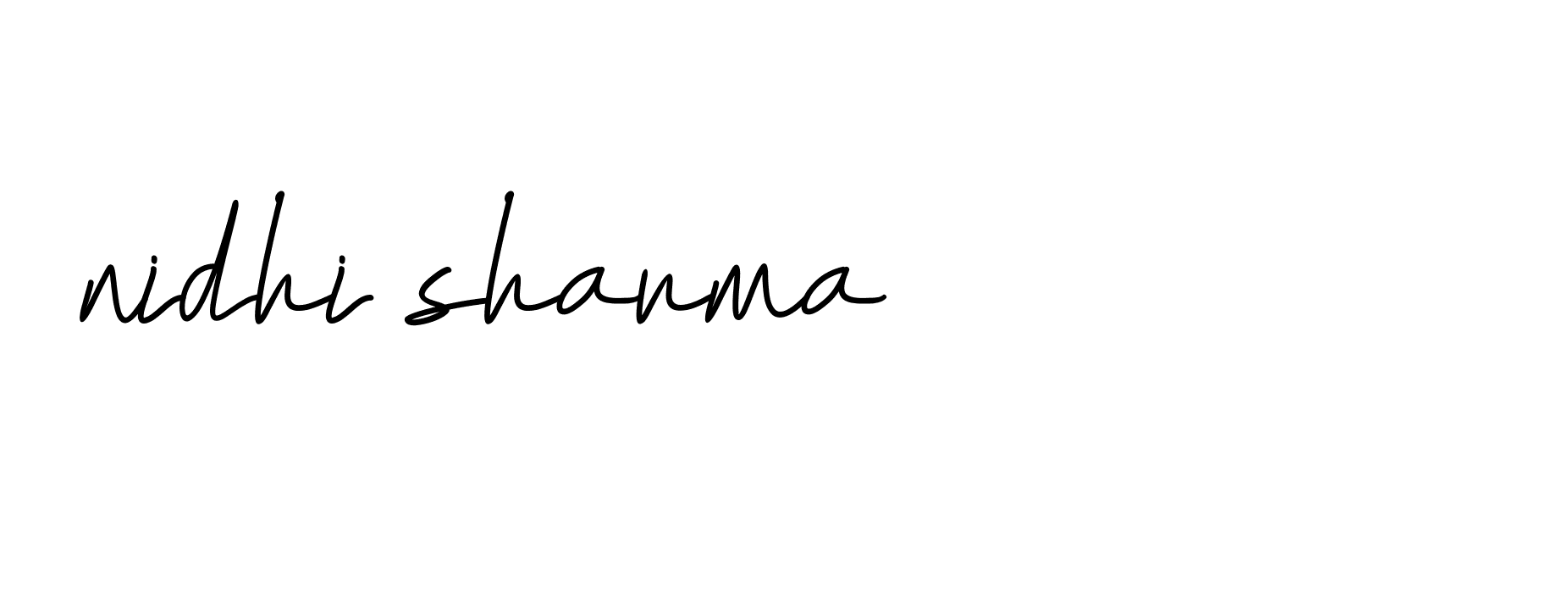 Signature of nidhi-sharma