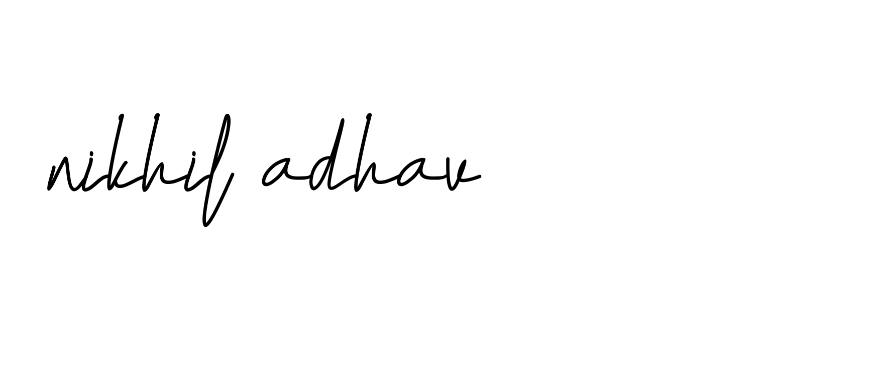 Signature of nikhil-adhav