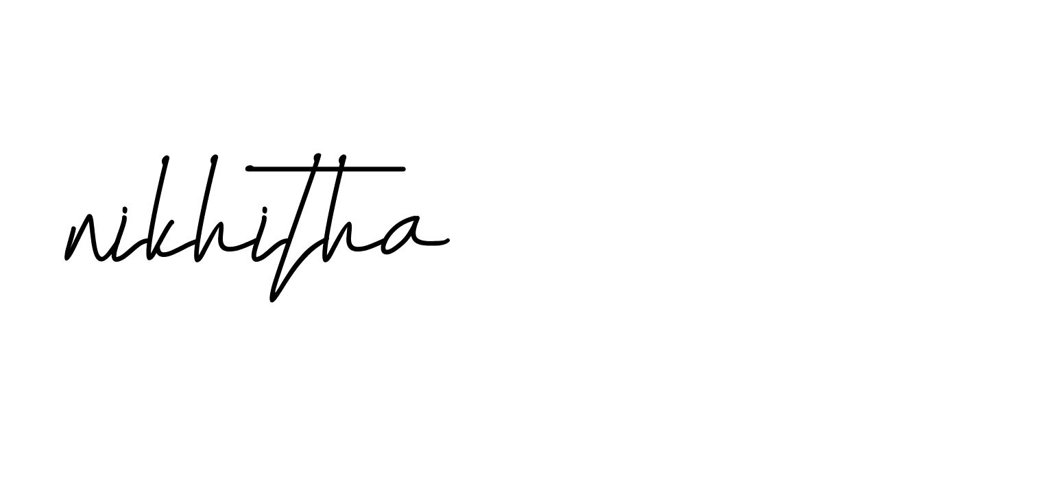 Signature of nikhitha-