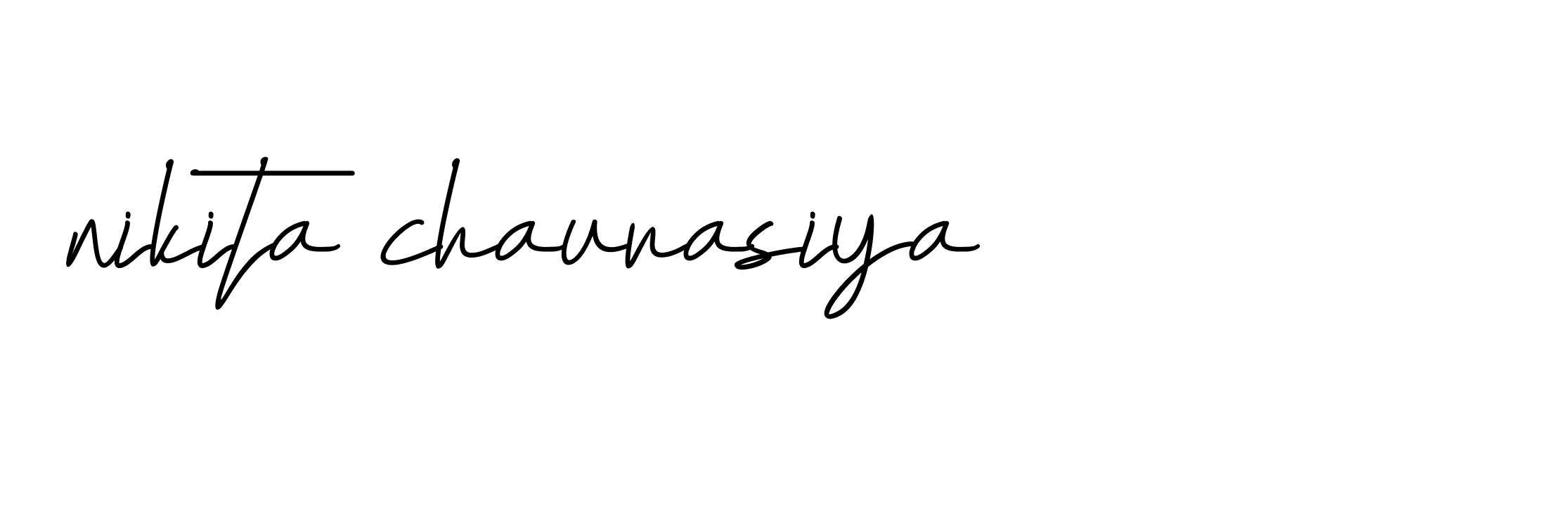 Signature of nikita-chaurasiya