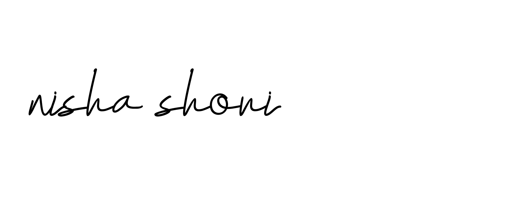 Signature of nisha-shori