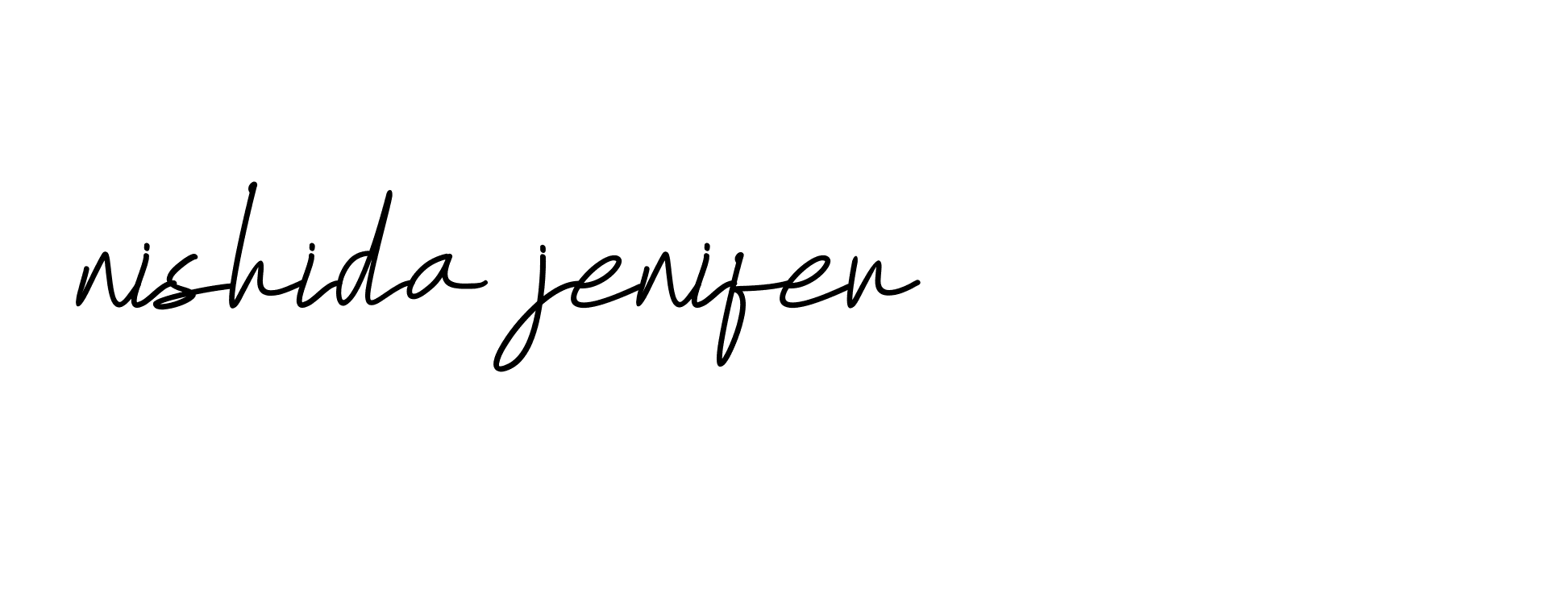 Signature of nishida-jenifer