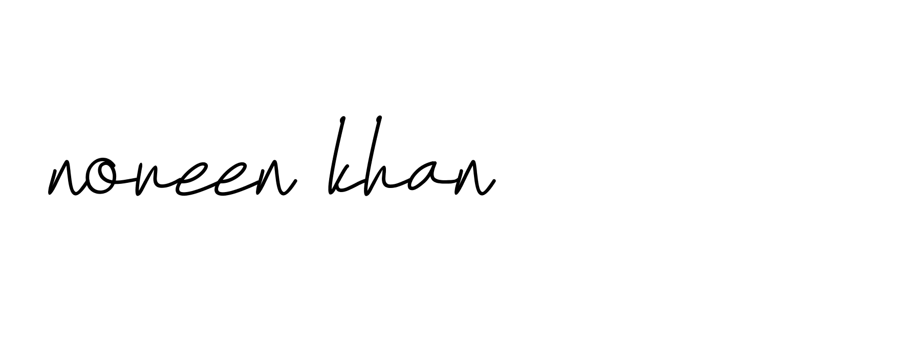 Signature of noreen-khan