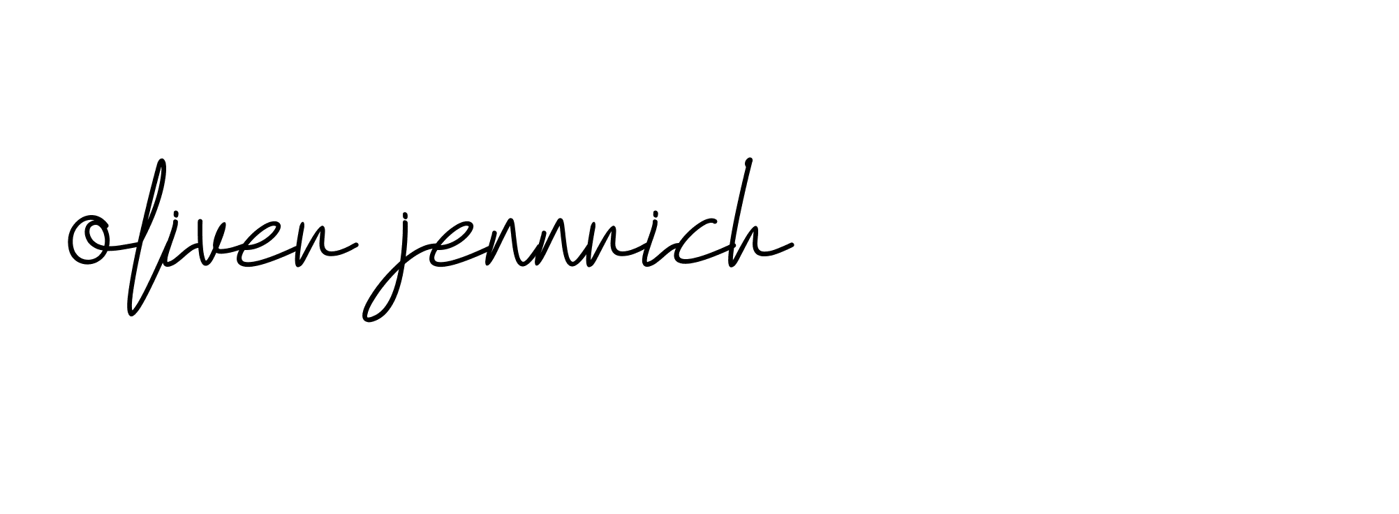 Signature of oliver-jennrich-