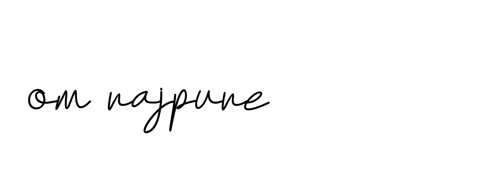 Signature of om-rajpure