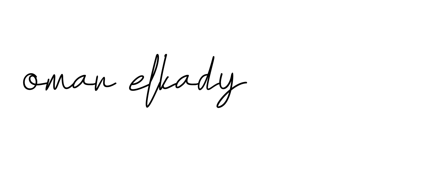 Signature of omar-elkady