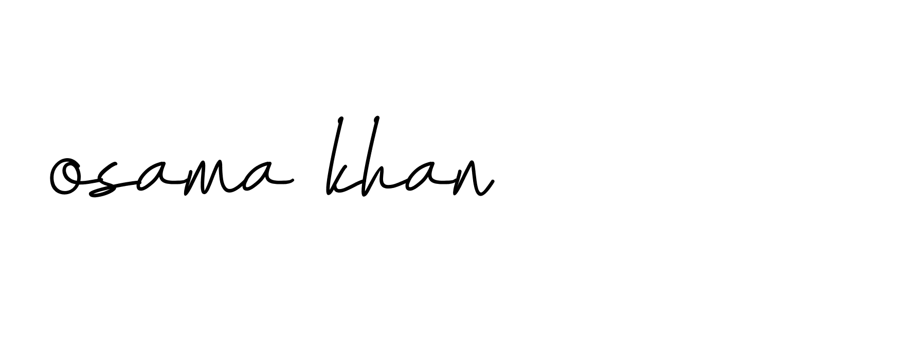 Signature of osama-khan