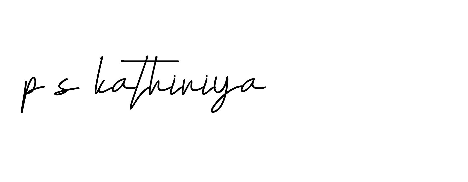 Signature of p-s-kathiriya