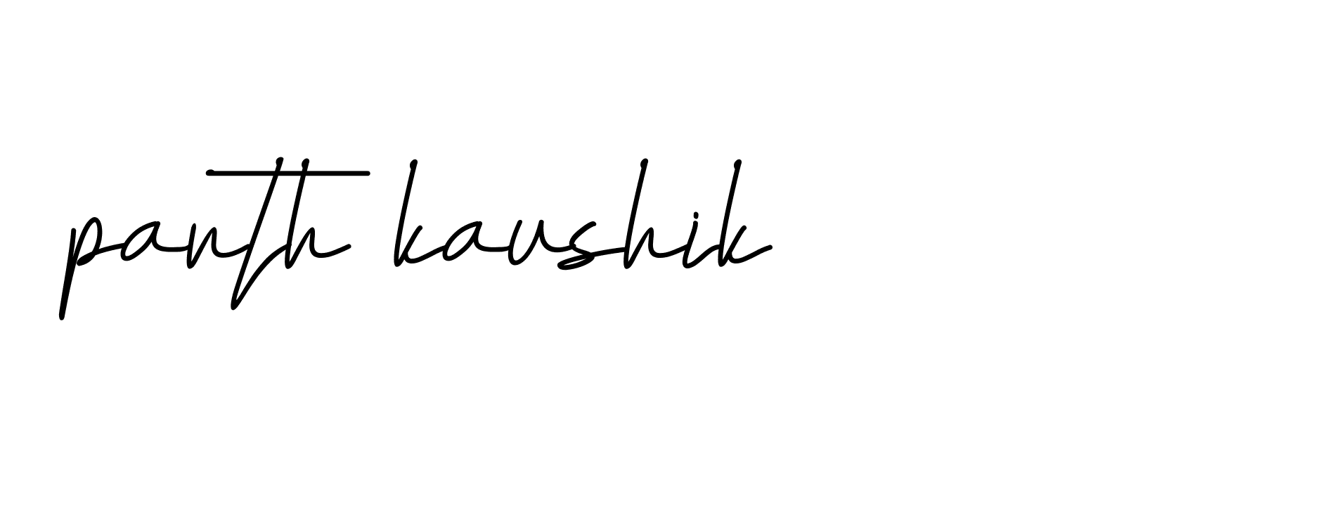 Signature of parth-kaushik