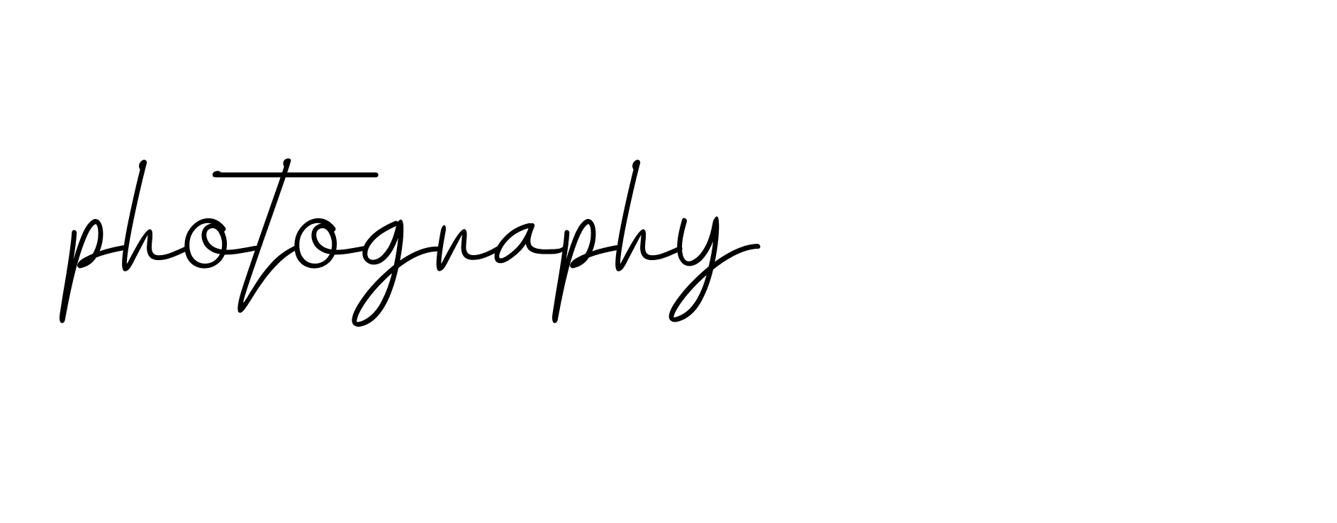 Signature of photography