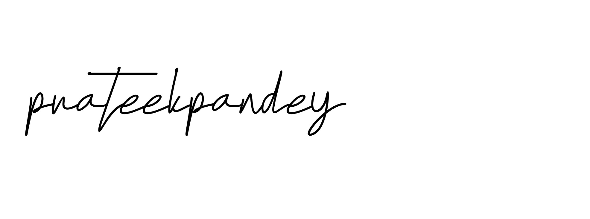 Signature of prateekpandey