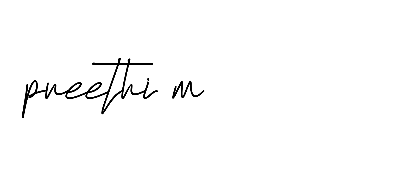 Signature of preethi-m