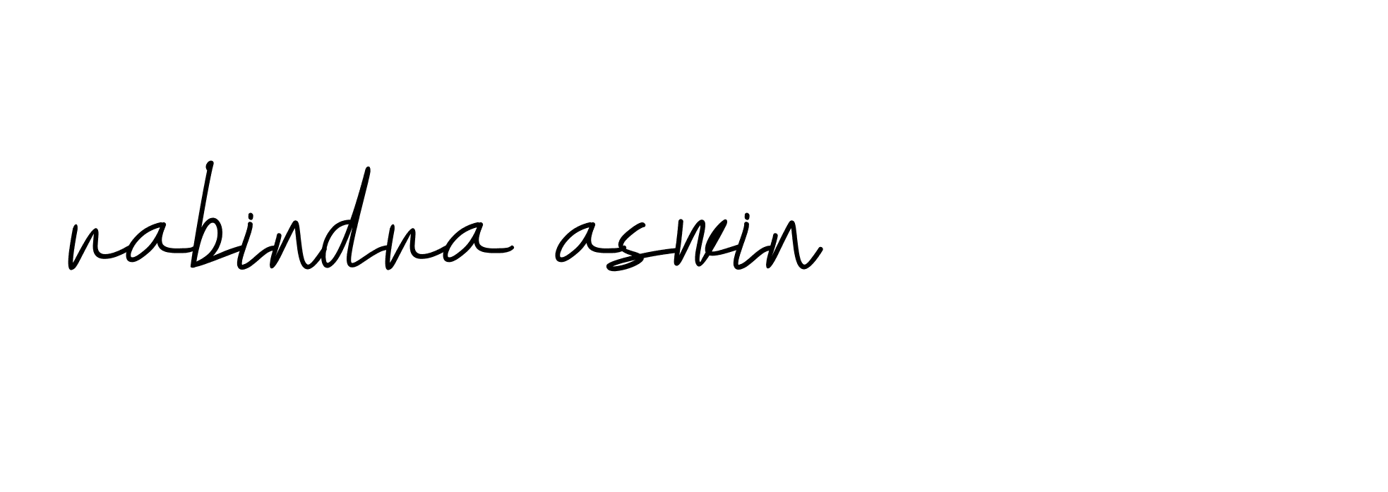 Signature of rabindra-aswin