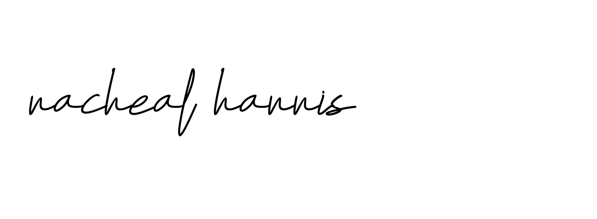 Signature of racheal-harris