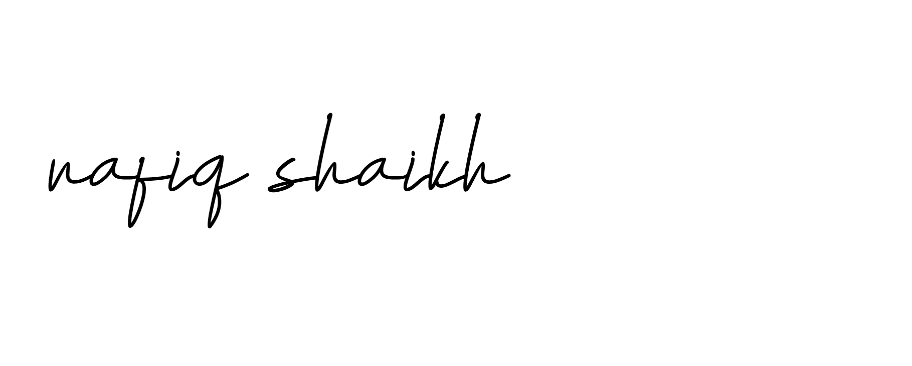 Signature of rafiq-shaikh