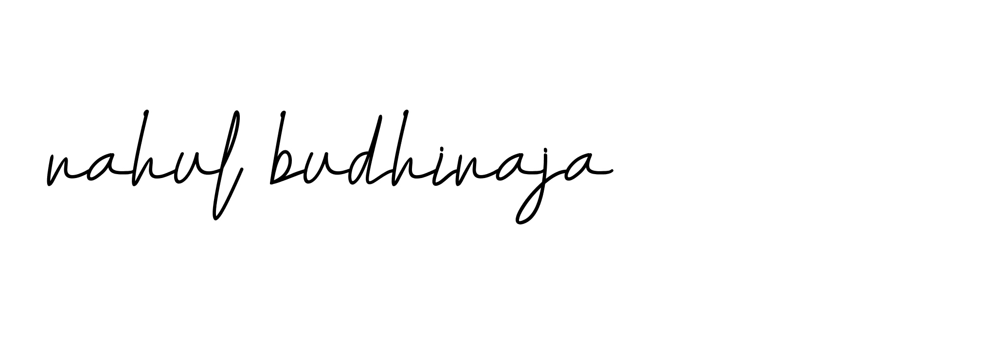 Signature of rahul-budhiraja