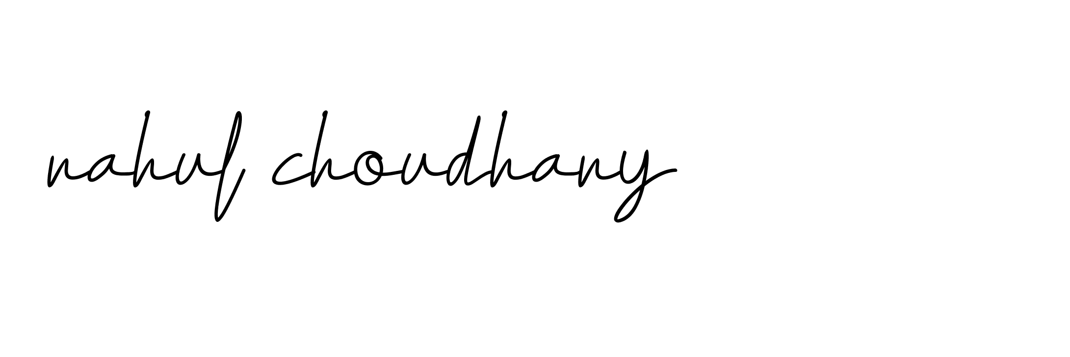 Signature of rahul-choudhary