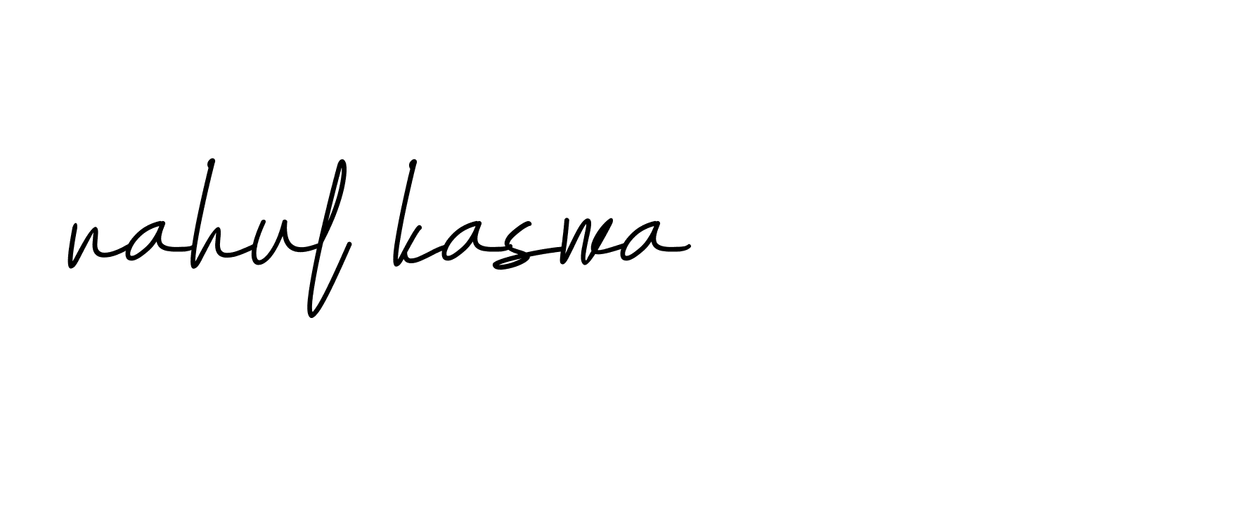 Signature of rahul-kaswa