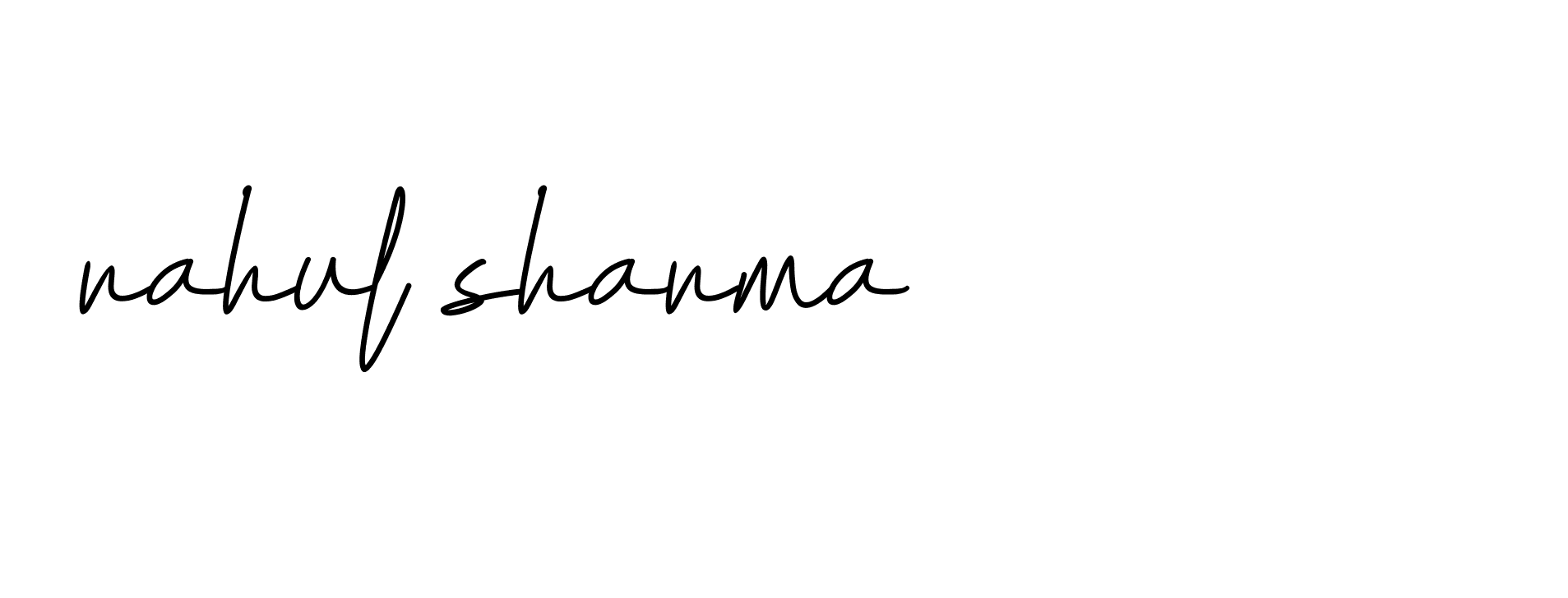 Signature of rahul-sharma