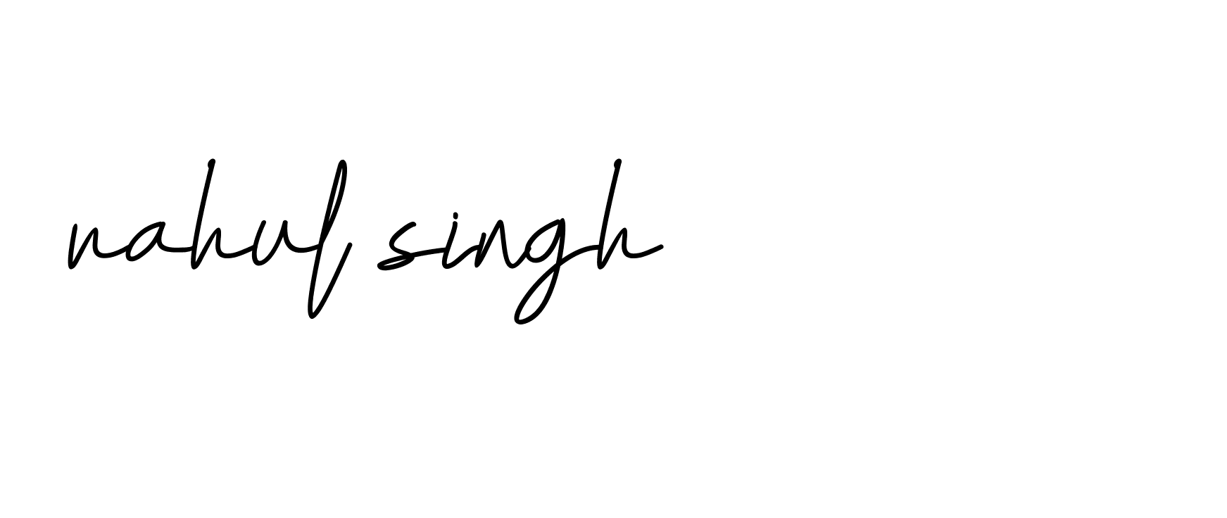 Signature of rahul-singh